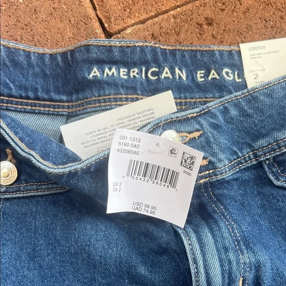 American Eagle Outfitters Blue Denim Skirt - Picture 4 of 5